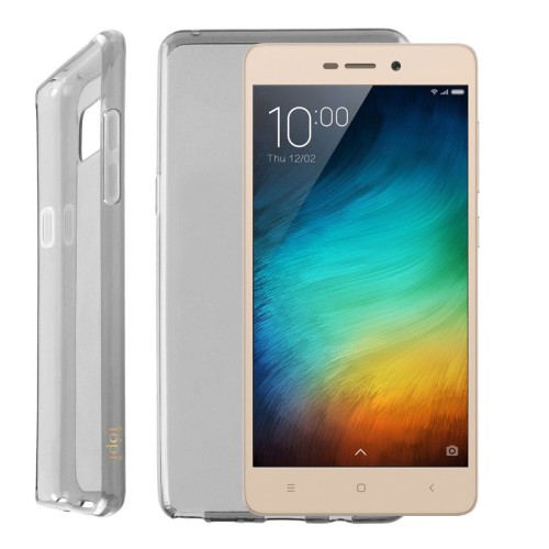 IDOL 1991 ΘΗΚΗ XIAOMI REDMI 3S 5.0" AIR SLIM TPU ΔΙΑΦΑΝΗ ΓΚΡΙ