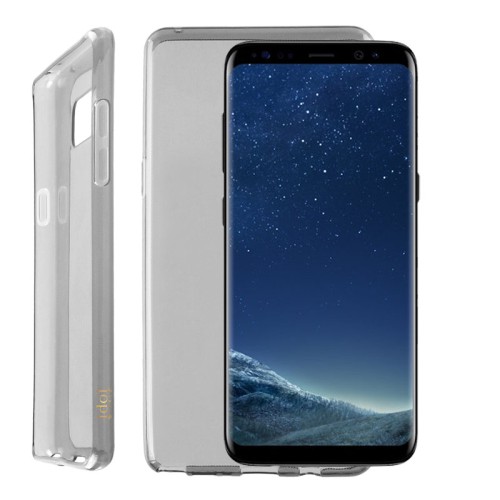 IDOL 1991 ΘΗΚΗ SAMSUNG S8 PLUS G955 6.2" AIR SLIM TPU ΔΙΑΦΑΝΗ ΓΚΡΙ