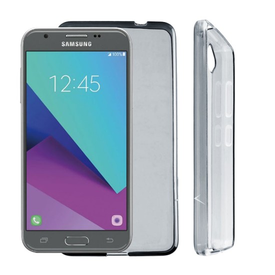 VOLTE-TEL ΘΗΚΗ SAMSUNG J3 2017 J330 SLIMCOLOR TPU ΔΙΑΦΑΝΗ ΓΚΡΙ