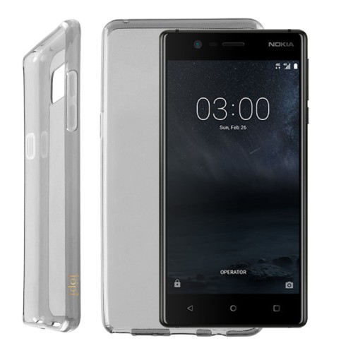 IDOL 1991 ΘΗΚΗ NOKIA 3 5.0" AIR SLIM TPU ΔΙΑΦΑΝΗ ΓΚΡΙ