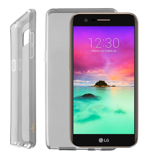 IDOL 1991 ΘΗΚΗ LG K10 2017 M250 5.3" AIR SLIM TPU ΔΙΑΦΑΝΗ ΓΚΡΙ