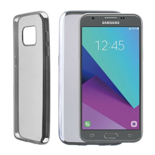 VOLTE-TEL ΘΗΚΗ SAMSUNG J3 2017 J330 FACEPLATE ELECTROPLATING GREY