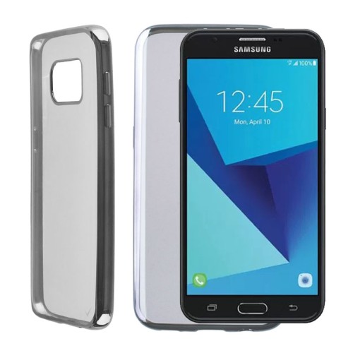 VOLTE-TEL ΘΗΚΗ SAMSUNG J7 2017 J730 FACEPLATE ELECTROPLATING GREY