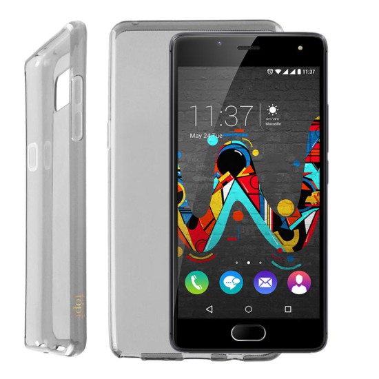 IDOL 1991 ΘΗΚΗ WIKO UFEEL 5.0" AIR SLIM TPU ΔΙΑΦΑΝΗ ΓΚΡΙ