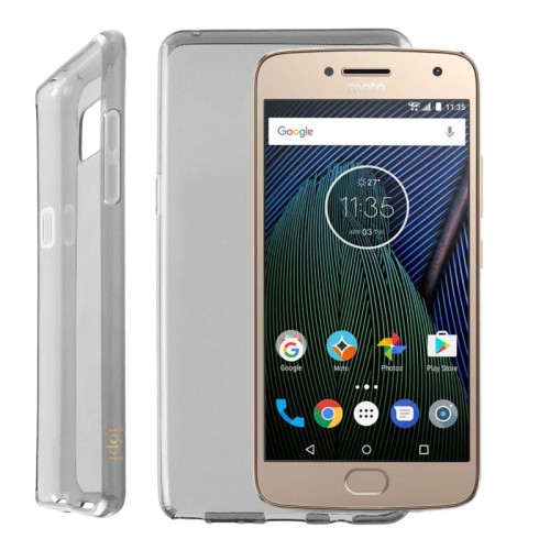 IDOL 1991 ΘΗΚΗ LENOVO MOTO G5 PLUS 5.2" AIR SLIM TPU ΔΙΑΦΑΝΗ ΓΚΡΙ