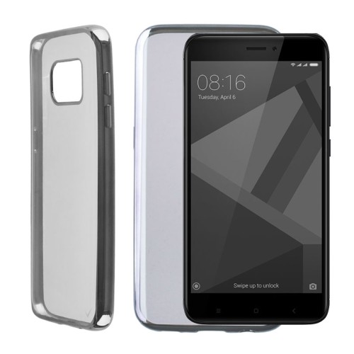 VOLTE-TEL ΘΗΚΗ XIAOMI REDMI 4X 5.0" FACEPLATE ELECTROPLATING GREY