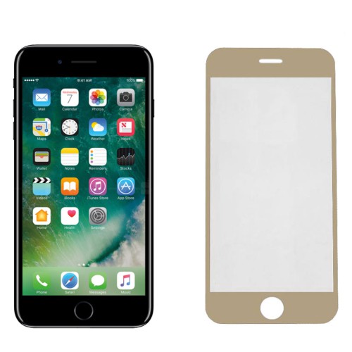 IDOL 1991 TEMPERED GLASS IPHONE 8/7 PLUS 5.5"9H 0.25mm 2.5D FULL GLUE SPECIAL FULL COVER GOLD
