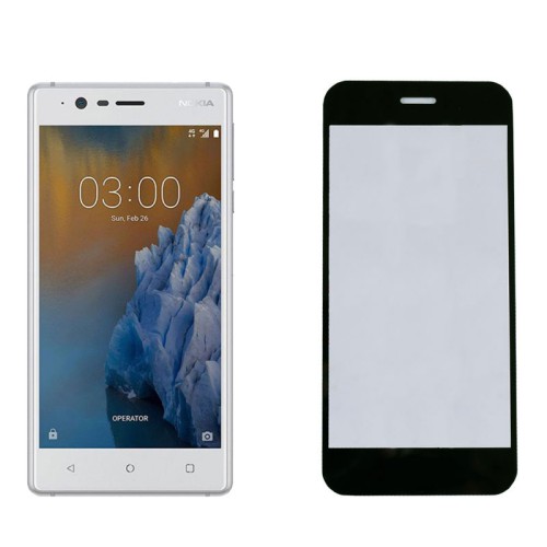 IDOL 1991 TEMPERED GLASS NOKIA 3 5.0" 9H 0.25mm 2.5D SPECIAL FULL COVER BLACK