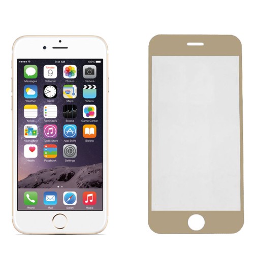 IDOL 1991 TEMPERED GLASS IPHONE 6S/6 4.7"9H 0.25mm 2.5D FULL GLUE SPECIAL FULL COVER GOLD