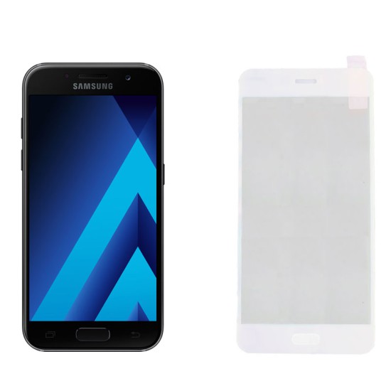 IDOL 1991 TEMPERED GLASS SAMSUNG A320 2017 4.7" 9H 0.25mm 2.5D SPECIAL FULL COVER WHITE