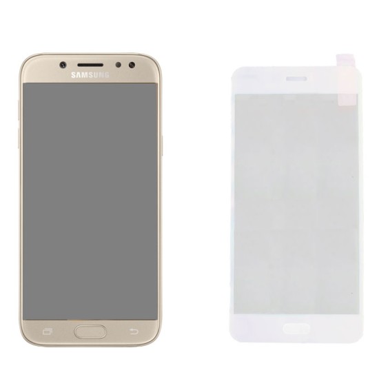IDOL 1991 TEMPERED GLASS SAMSUNG J5 2017 J530 5.2" 9H 0.25mm 2.5D SPECIAL FULL COVER WHITE