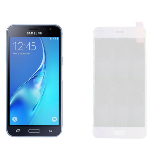 IDOL 1991 TEMPERED GLASS SAMSUNG J320 2016 5.0" 9H 0.25mm 2.5D SPECIAL FULL COVER WHITE
