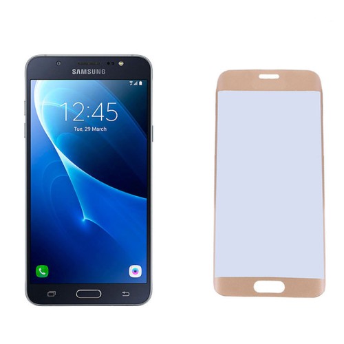 IDOL 1991 TEMPERED GLASS SAMSUNG J710 2016 5.5" 9H 0.25mm 2.5D SPECIAL FULL COVER GOLD