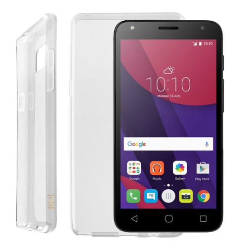 IDOL 1991 ΘΗΚΗ ALCATEL PIXI 4 3G 5010D 5.0" AIR SLIM TPU ΔΙΑΦΑΝΗ