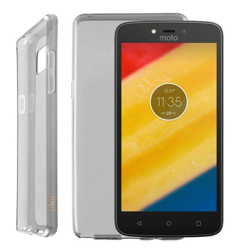 IDOL 1991 ΘΗΚΗ MOTOROLA MOTO C PLUS 5.0" AIR SLIM TPU ΔΙΑΦΑΝΗ ΓΚΡΙ