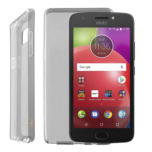 IDOL 1991 ΘΗΚΗ MOTOROLA MOTO E4 XT1762 5.0" AIR SLIM TPU ΔΙΑΦΑΝΗ ΓΚΡΙ