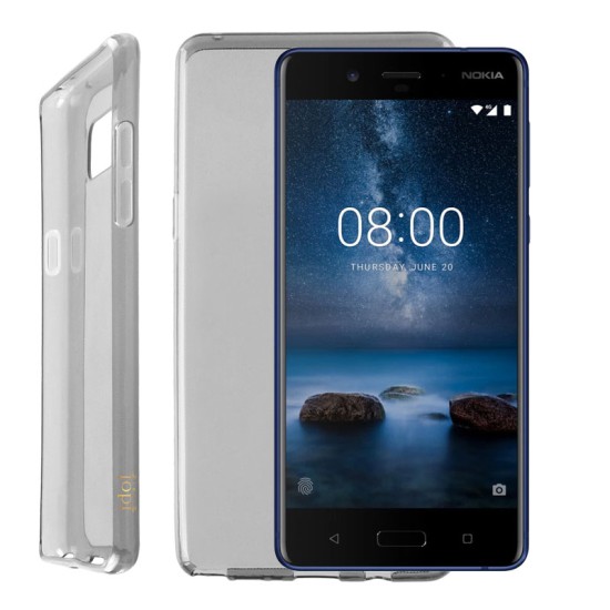IDOL 1991 ΘΗΚΗ NOKIA 8 5.3" AIR SLIM TPU ΔΙΑΦΑΝΗ ΓΚΡΙ