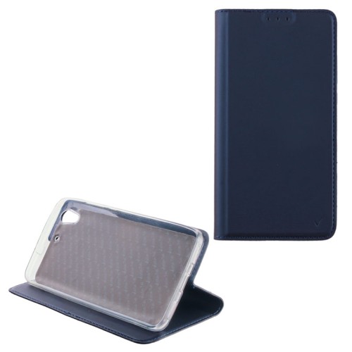 VOLTE-TEL ΘΗΚΗ ALCATEL A5 LED 5.2" MAGNET BOOK STAND DARK BLUE