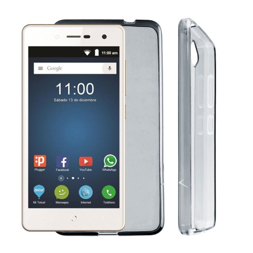 VOLTE-TEL ΘΗΚΗ ZTE BLADE L7 5.0" SLIMCOLOR TPU ΔΙΑΦΑΝΗ ΓΚΡΙ