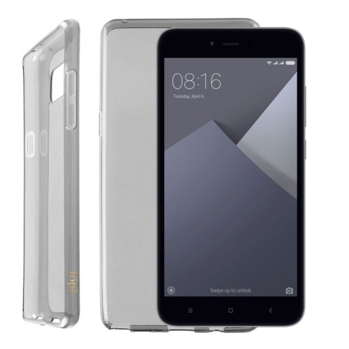 IDOL 1991 ΘΗΚΗ XIAOMI REDMI NOTE 5A PRIME 5.5" AIR SLIM TPU ΔΙΑΦΑΝΗ ΓΚΡΙ