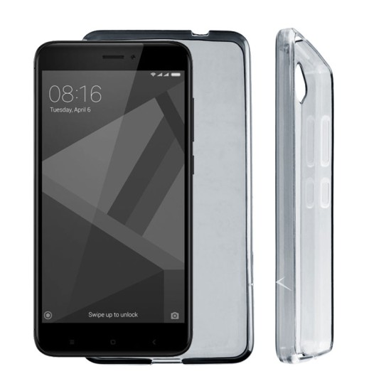 VOLTE-TEL ΘΗΚΗ XIAOMI REDMI 4X 5.0" SLIMCOLOR AIR TPU ΔΙΑΦΑΝΗ ΓΚΡΙ