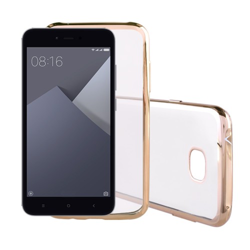 VOLTE-TEL ΘΗΚΗ XIAOMI REDMI NOTE 5A 5.5" FACEPLATE ELECTROPLATING GOLD