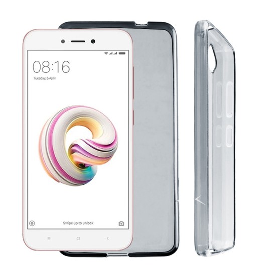 VOLTE-TEL ΘΗΚΗ XIAOMI REDMI 5A 5.0" SLIMCOLOR AIR TPU ΔΙΑΦΑΝΗ ΓΚΡΙ