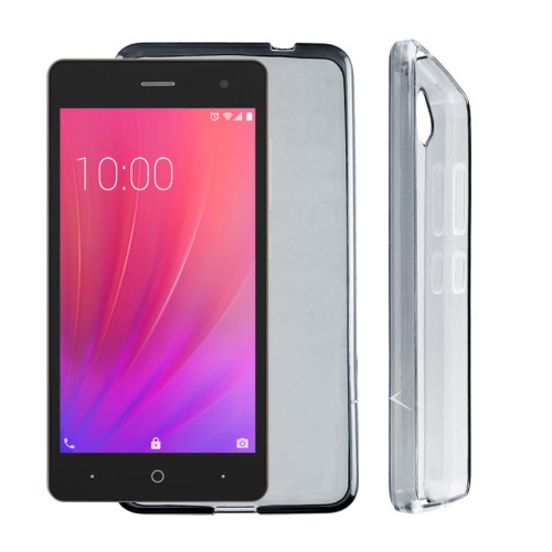 VOLTE-TEL ΘΗΚΗ ZTE BLADE A320 5.0" SLIMCOLOR AIR TPU ΔΙΑΦΑΝΗ ΓΚΡΙ