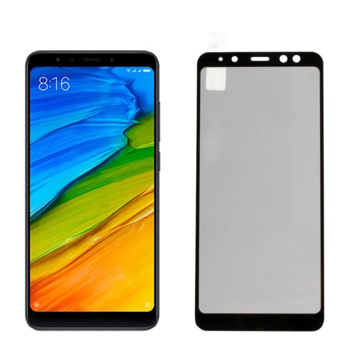 IDOL 1991 TEMPERED GLASS XIAOMI REDMI 5 5.7" 9H 0.25mm 2.5D SPECIAL FULL COVER BLACK