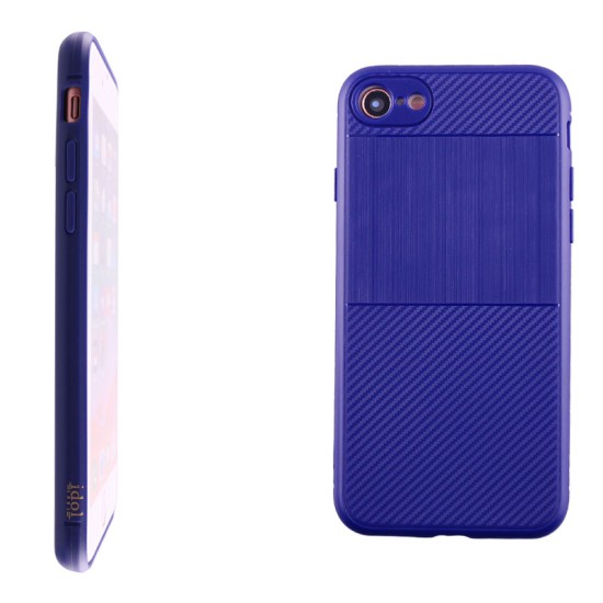 IDOL 1991 ΘΗΚΗ IPHONE SE 2022/IPHONE SE 2020/IPHONE 8/7 4.7" CARBON TPU BLUE