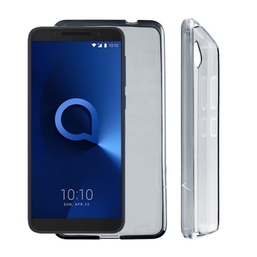 VOLTE-TEL ΘΗΚΗ ALCATEL 3V 6.0" SLIMCOLOR AIR TPU ΔΙΑΦΑΝΗ ΓΚΡΙ