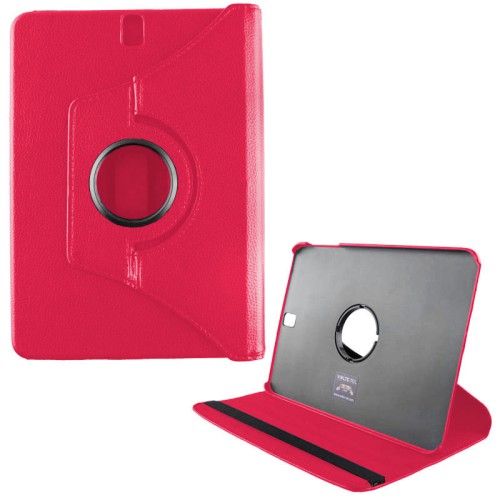VOLTE-TEL ΘΗΚΗ SAMSUNG TAB A 2017 T385 8" LEATHER BOOK ROTATING STAND PINK