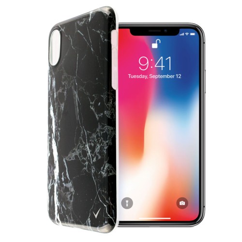 VOLTE-TEL ΘΗΚΗ IPHONE XS/X 5.8" MARBLE TPU BLACK 01