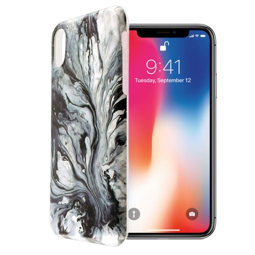 VOLTE-TEL ΘΗΚΗ IPHONE XS/X 5.8" MARBLE TPU GREY 02