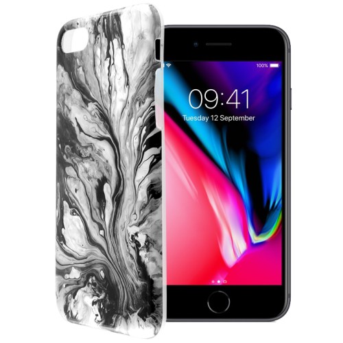 VOLTE-TEL ΘΗΚΗ IPHONE SE 2022/IPHONE SE 2020/IPHONE 8/7 4.7" MARBLE TPU GREY 02