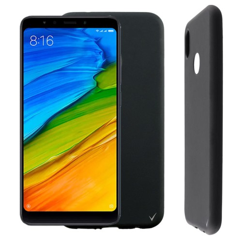 VOLTE-TEL ΘΗΚΗ XIAOMI REDMI 5 PLUS/NOTE 5 5.99" SILICON TPU CAMERA GUARD BLACK