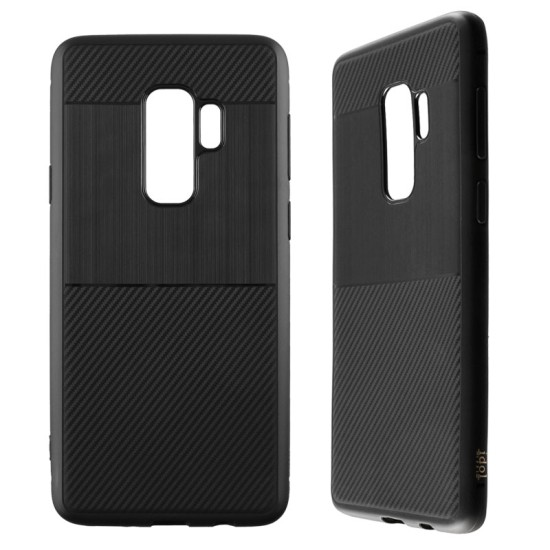 IDOL 1991 CARBON TPU ΘΗΚΗ SAMSUNG S9 PLUS G965 6.2in  BLACK