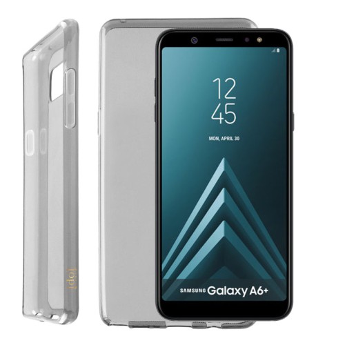 IDOL 1991 ΘΗΚΗ SAMSUNG A6 PLUS 2018 A605 6.0" AIR SLIM TPU ΔΙΑΦΑΝΗ ΓΚΡΙ