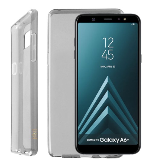 IDOL 1991 AIR SLIM TPU ΘΗΚΗ SAMSUNG A6 PLUS 2018 A605 6.0in ΔΙΑΦΑΝΗ ΓΚΡΙ