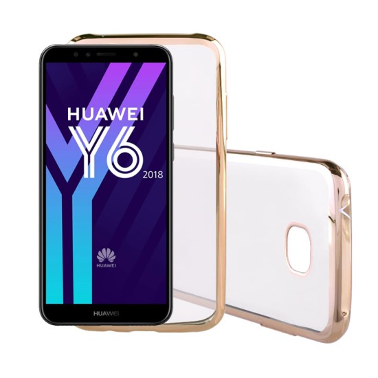 VOLTE-TEL ELECTROPLATING ΘΗΚΗ HUAWEI Y6 2018/Y6 PRIME 2018/HONOR 7A 5.7in FACEPLATE  GOLD
