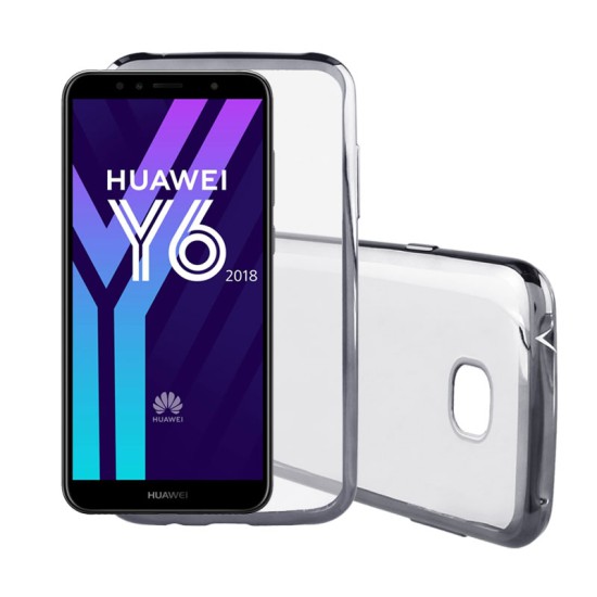 VOLTE-TEL ELECTROPLATING ΘΗΚΗ HUAWEI Y6 2018/Y6 PRIME 2018/HONOR 7A 5.7" FACEPLATE  GREY