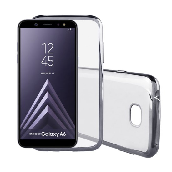VOLTE-TEL ELECTROPLATING ΘΗΚΗ SAMSUNG A6 2018 A600 5.6" FACEPLATE  GREY