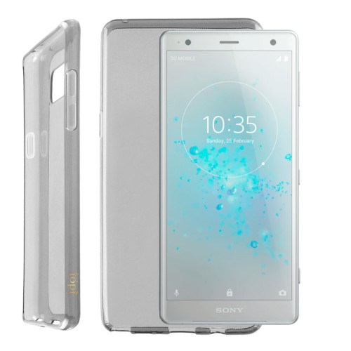 IDOL 1991 AIR SLIM TPU ΘΗΚΗ SONY XPERIA XZ2 5.7in ΔΙΑΦΑΝΗ ΓΚΡΙ