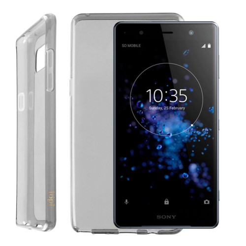 IDOL 1991 AIR SLIM TPU ΘΗΚΗ SONY XPERIA XZ2 PREMIUM 5.8in ΔΙΑΦΑΝΗ ΓΚΡΙ