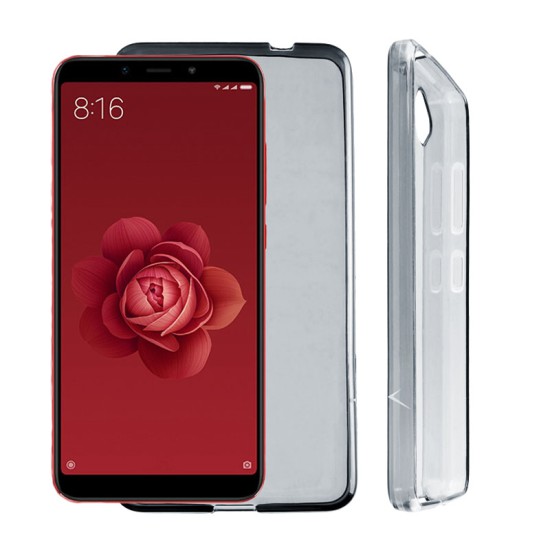 VOLTE-TEL ΘΗΚΗ XIAOMI MI A2/MI 6X 5.99" SLIMCOLOR AIR TPU ΔΙΑΦΑΝΗ ΓΚΡΙ