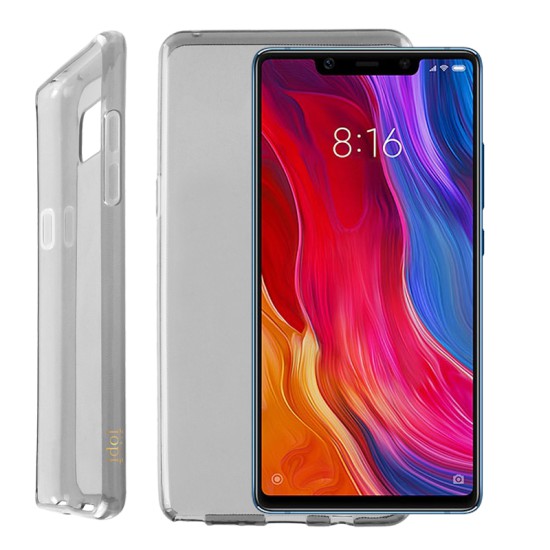IDOL 1991 AIR SLIM TPU ΘΗΚΗ XIAOMI MI 8 SE 5.88in ΔΙΑΦΑΝΗ ΓΚΡΙ