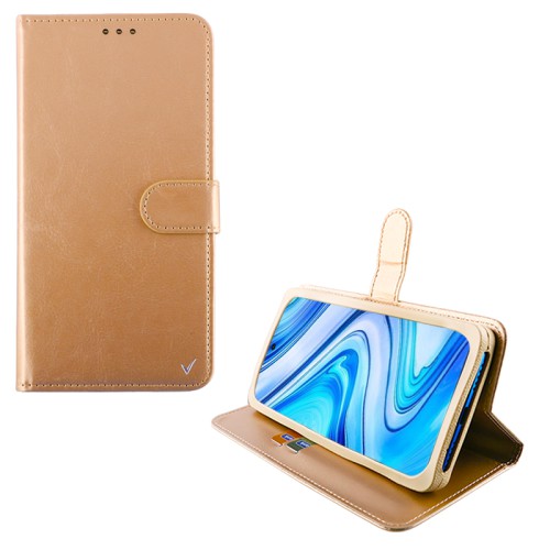 VOLTE-TEL ΘΗΚΗ UNIVERSAL 5.9"-6.9" 16x8cm BOOK SILICONE GOLD