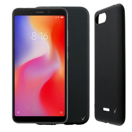 VOLTE-TEL SILICON TPU ΘΗΚΗ XIAOMI REDMI 6A 5.45in  CAMERA GUARD BLACK