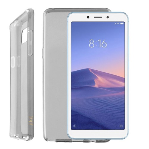 IDOL 1991 ΘΗΚΗ XIAOMI REDMI 6Α/6 5.45" AIR SLIM TPU ΔΙΑΦΑΝΗ ΓΚΡΙ
