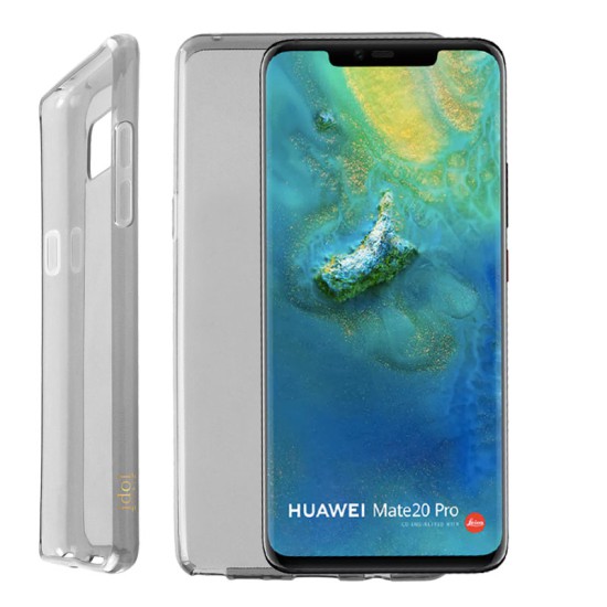 IDOL 1991 AIR SLIM TPU ΘΗΚΗ HUAWEI MATE 20 PRO 6.39in ΔΙΑΦΑΝΗ ΓΚΡΙ